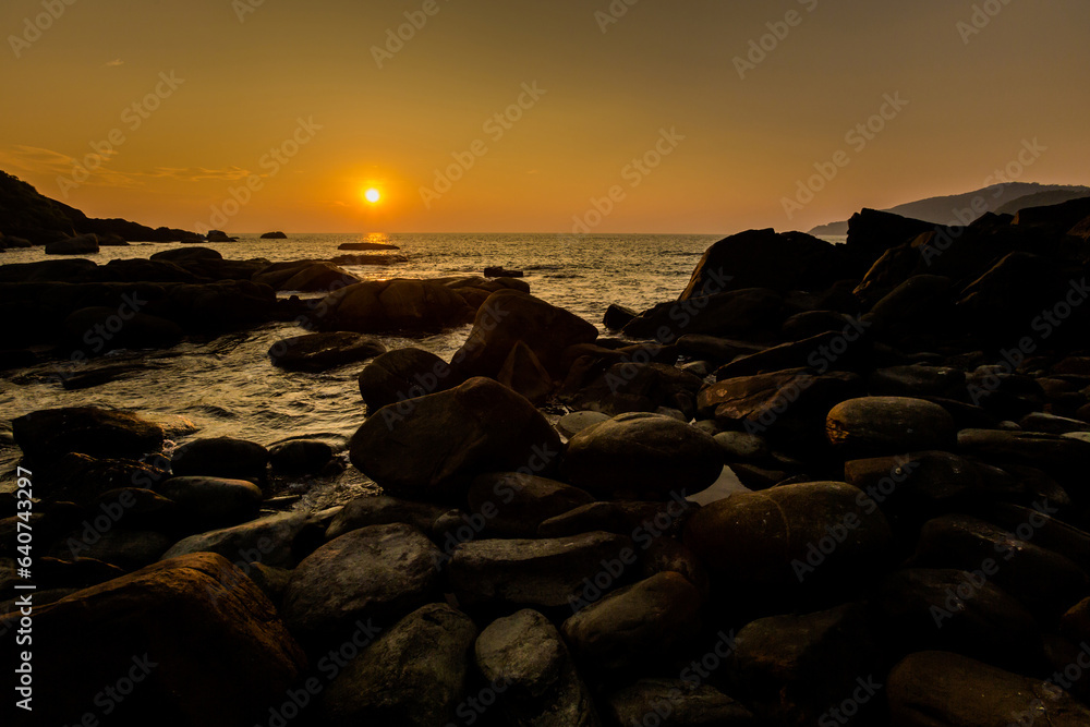 Obraz premium Beautiful Palolem beach in Goa India