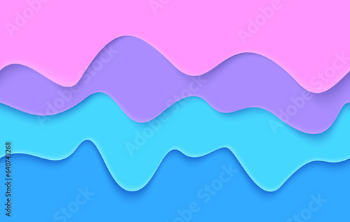 Seamless Pattern Of Colorful Dripping Ice Cream Or Slime