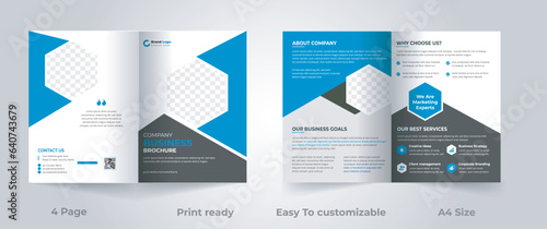 elegant bifold brochure,