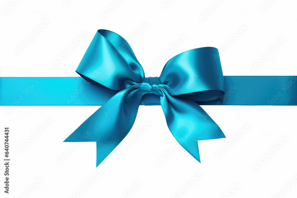 Oversized Sky-Blue Bow on Blank Canvas Oversized Sky-Blue Bow on Blank Canvas