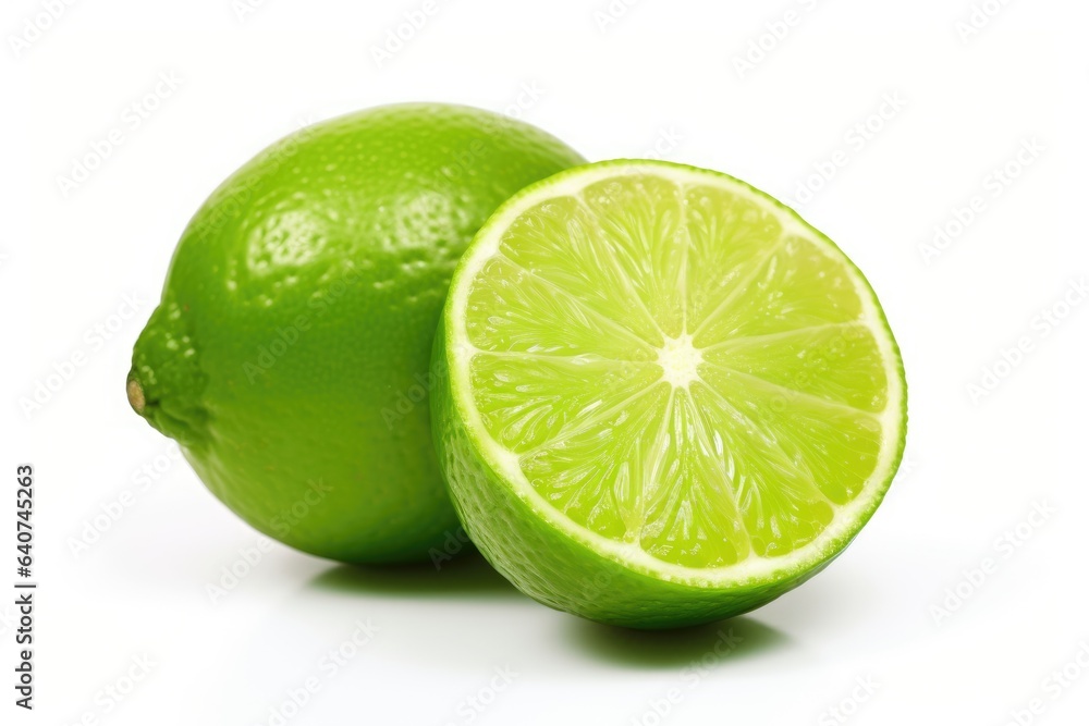 lime isolated on white background lime isolated on white background