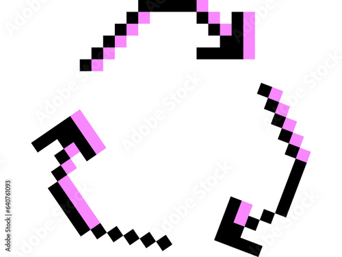 Recycling symbol. Vector illustration.