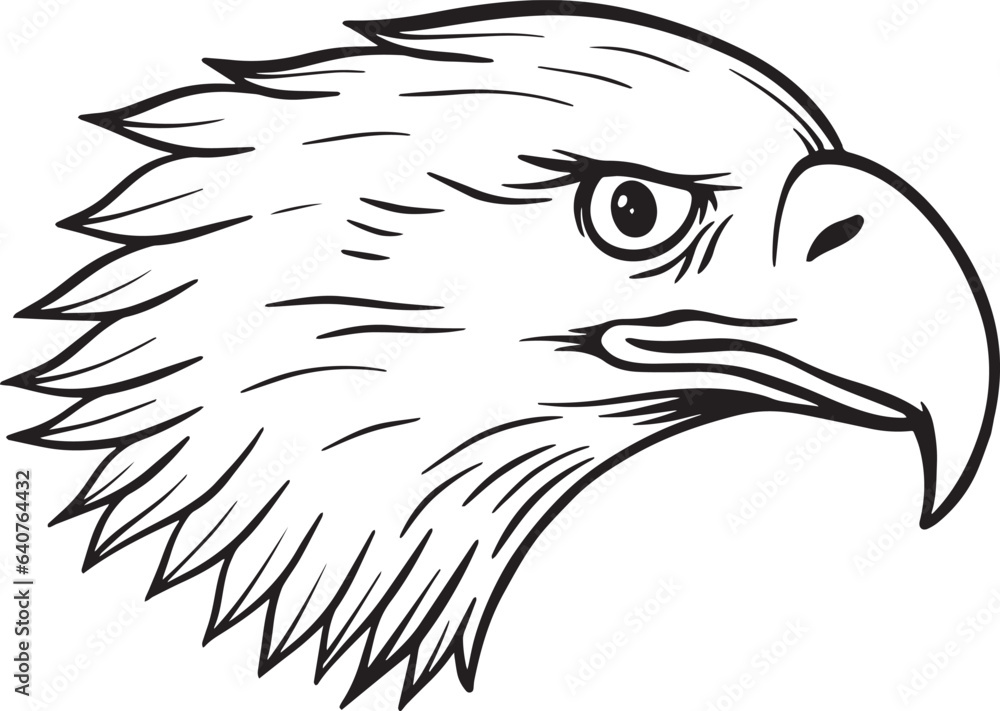 eagle head hand drawn illustrations for the design of clothes stickers tattoo etc eagle head hand drawn illustrations for the design of clothes stickers tattoo etc