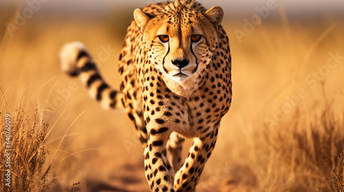 cheetah in the wild.Generative Ai © Shades3d