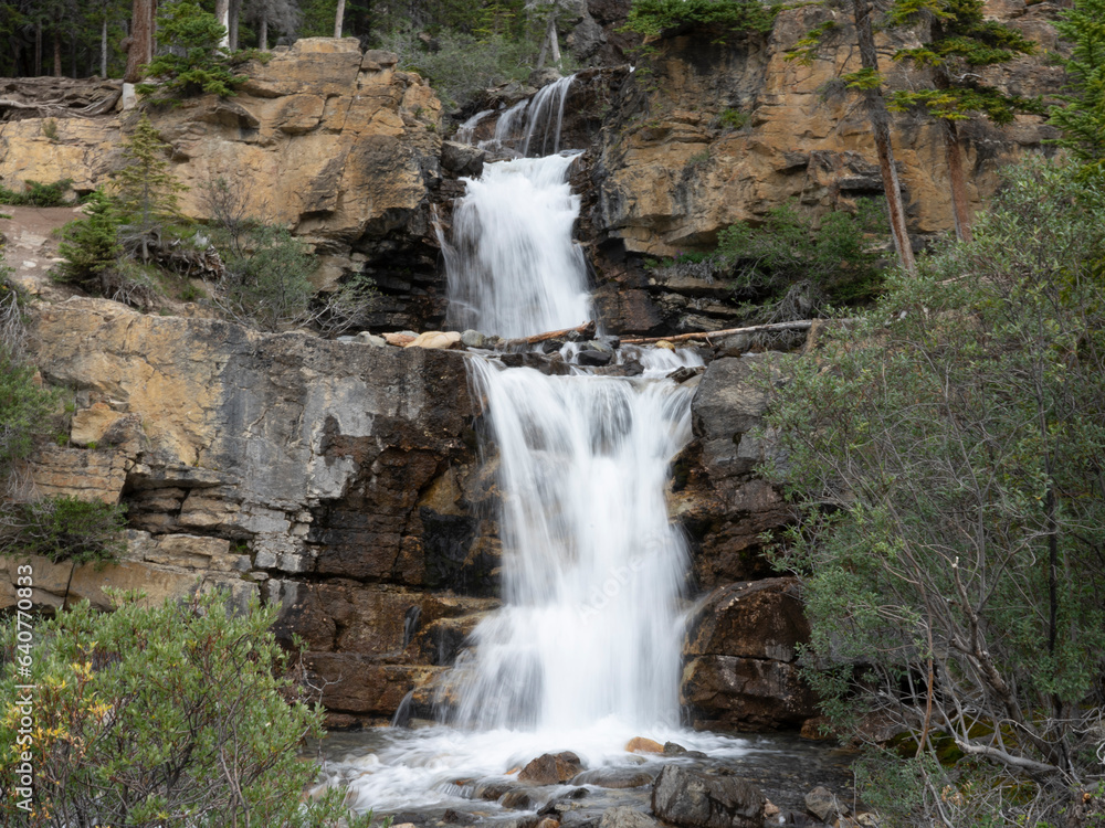 Obraz premium waterfall in the forest
