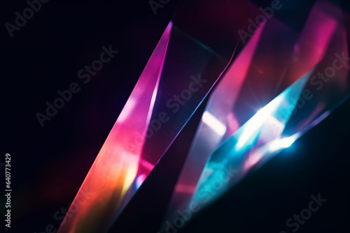 Light leak prism background