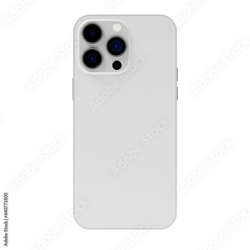 Iphone 14 pro max smartphone cover mockup isolated on transparent background. Png
