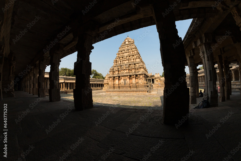Airavatesvara Temple is a Hindu temple of Dravidian architecture located in the town of Darasuram, near Kumbakonam, Thanjavur District in the South Indian state of Tamil Nadu.