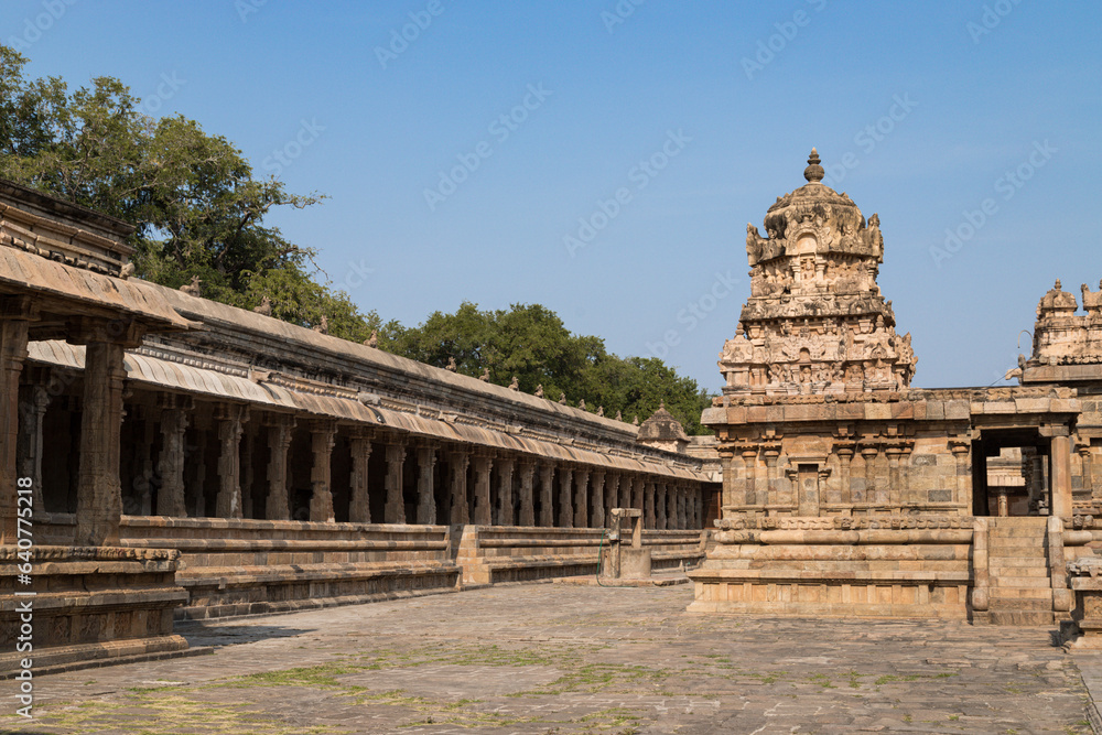 Airavatesvara Temple is a Hindu temple of Dravidian architecture located in the town of Darasuram, near Kumbakonam, Thanjavur District in the South Indian state of Tamil Nadu.