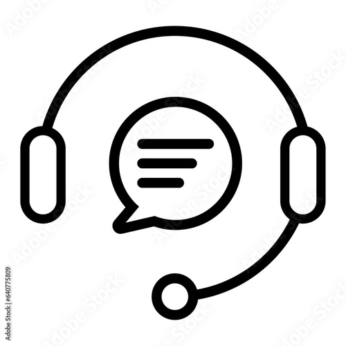 Online meeting call speech dialog simple flate icon in black color on transparent background.