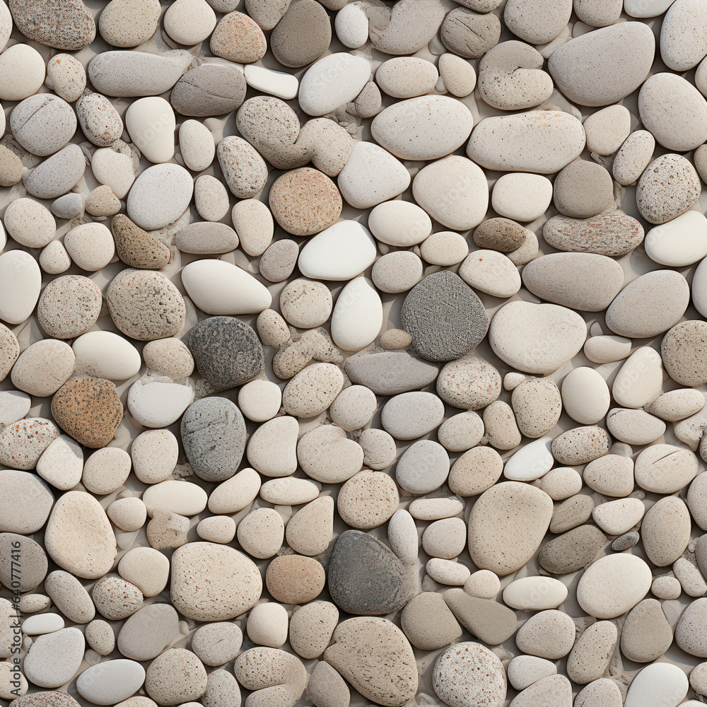 Pebble Cream and gray color Stone seamless texture Pebble Cream and gray color Stone seamless texture