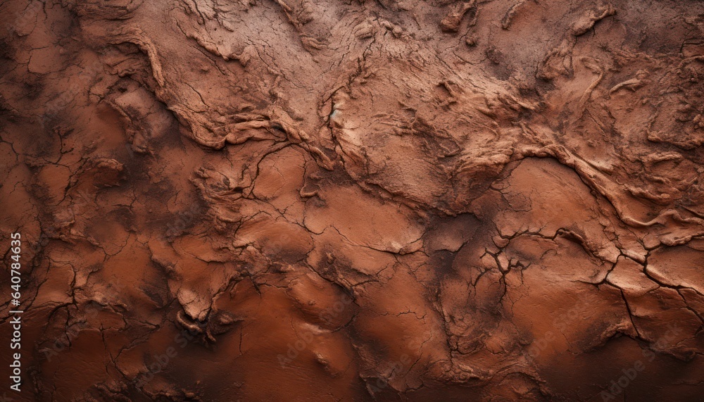 Photo of a close up view of a textured brown surface Photo of a close up view of a textured brown surface