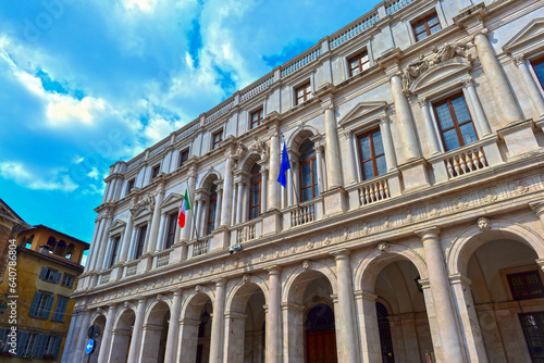 Palazzo Nuovo in Bergamo, Italien  photo