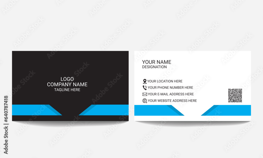 White_and_Black_Business-card_design_template White_and_Black_Business-card_design_template