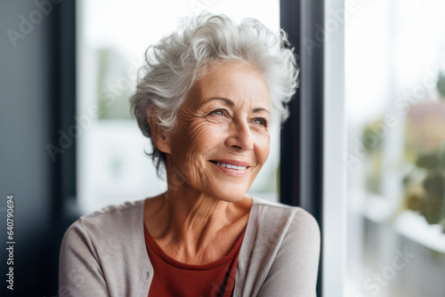 Portrait of happy senior woman Free Download Portrait of happy senior woman - GFXLoad