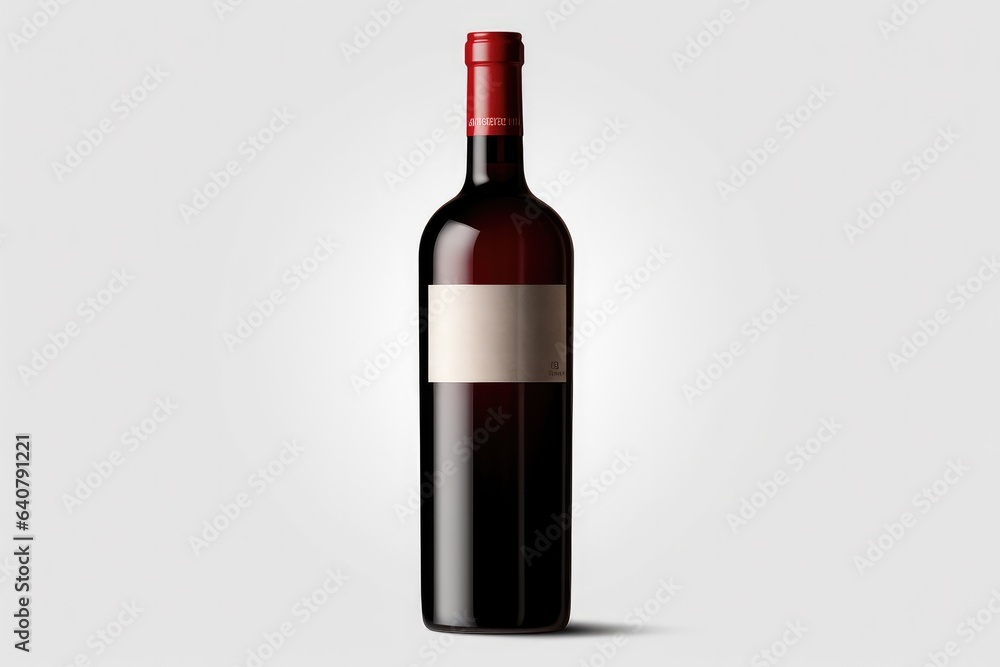 Obraz premium red wine bottle