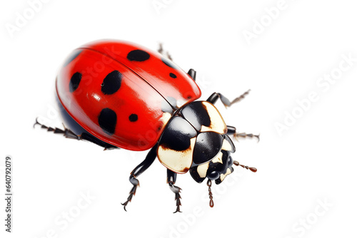 Ladybug Isolated on Transparent Background - Generative AI