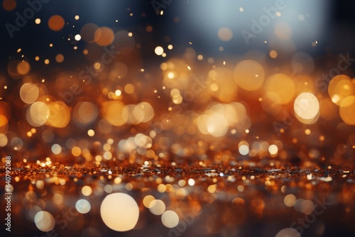 wallpaper or layer of a golden blur with circles