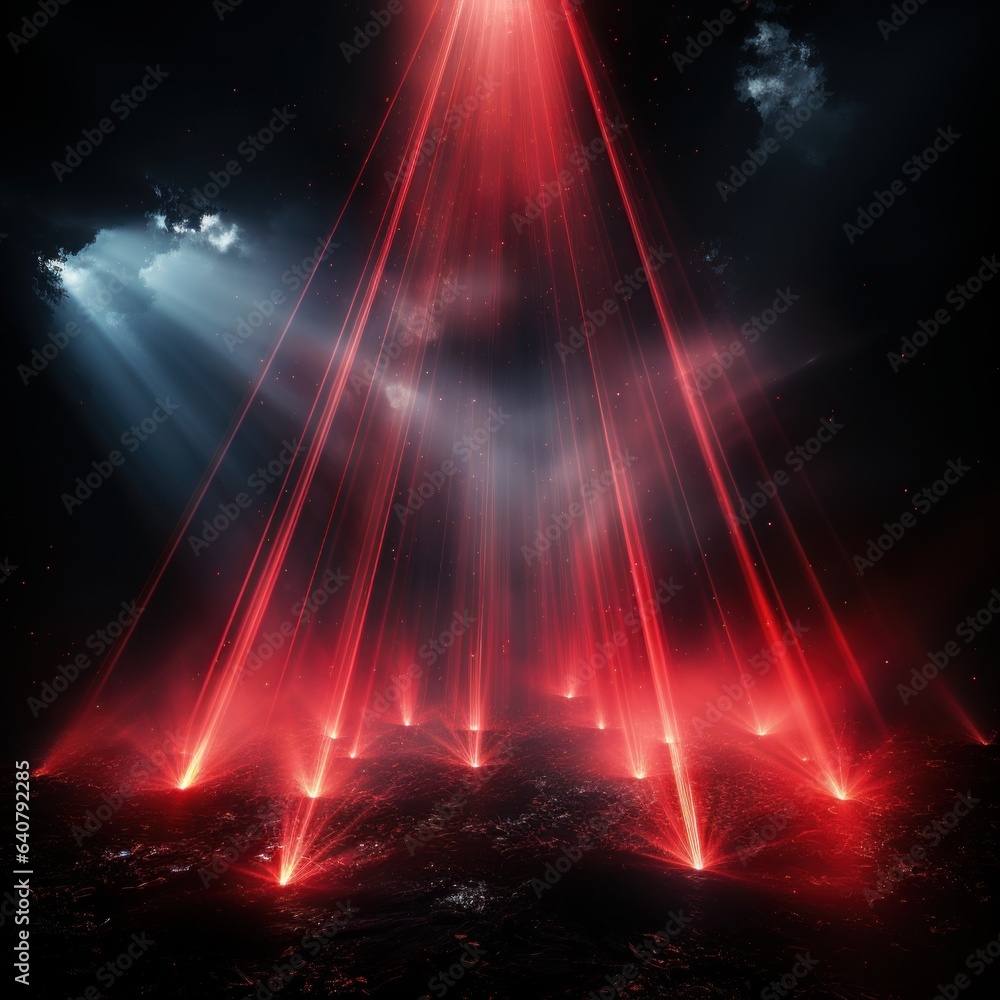 laser beams in the dark wallpaper