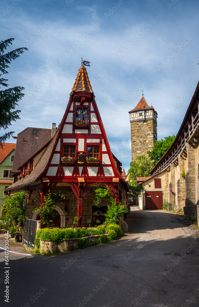 Rothenburg (German: Rothenburg ob der Tauber) is a town in the district of Ansbach in Bavaria, Germany.