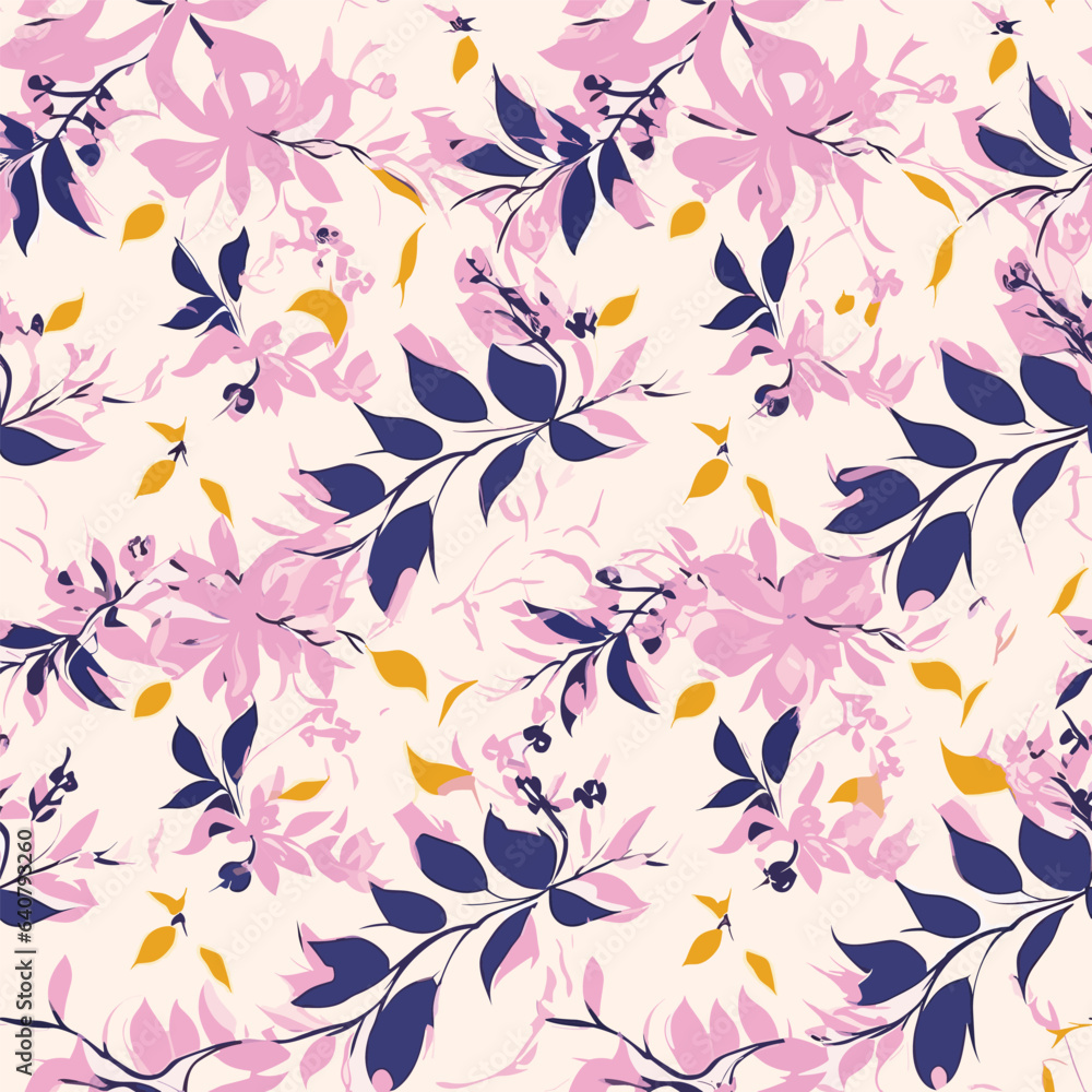 Seamless Pattern With Floral Seamless Pattern With Floral