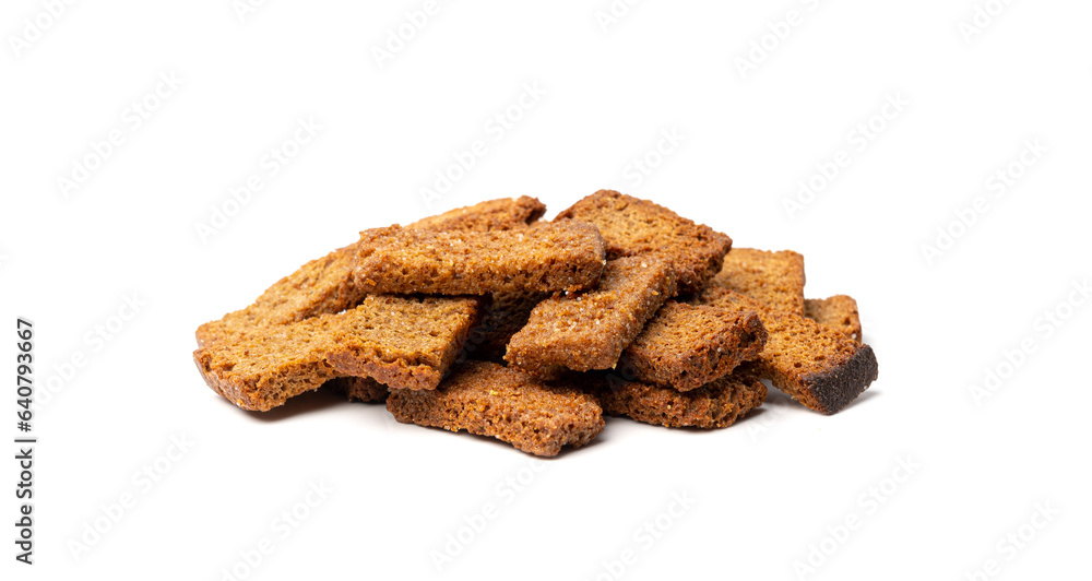 Rye Croutons, Brown Bread Rusks, Crispy Bread Cubes, Dry Rye Crouoton Crumbs, Brown Roasted Rusks Rye Croutons, Brown Bread Rusks, Crispy Bread Cubes, Dry Rye Crouoton Crumbs, Brown Roasted Rusks