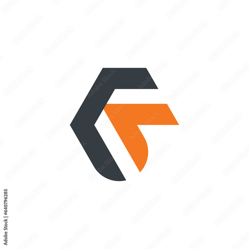 Letter F logo design element vector with modern style Letter F logo design element vector with modern style