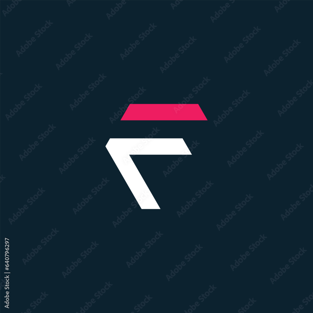 Letter F logo design element vector with modern style Letter F logo design element vector with modern style
