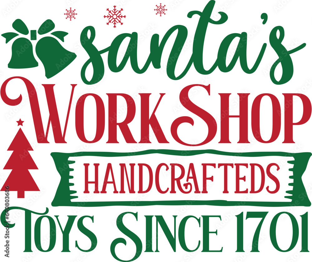 Obraz premium Santa's workshop