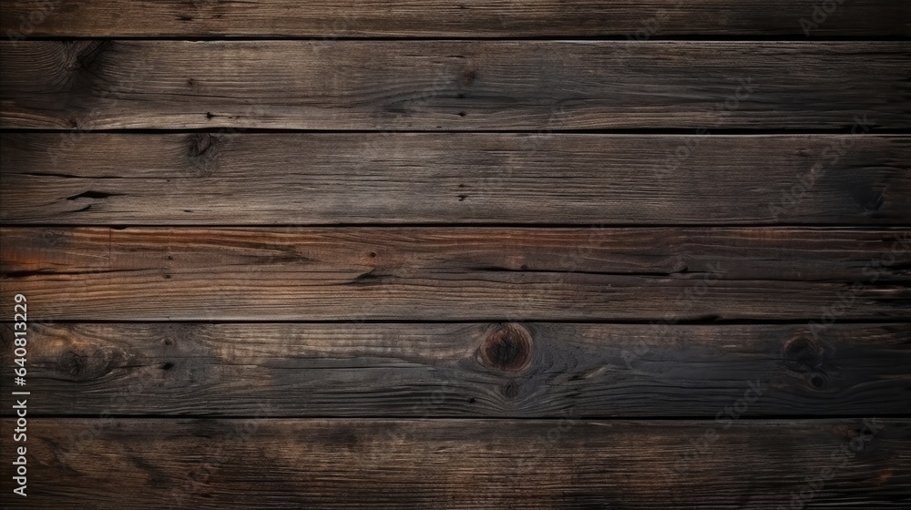 Fototapeta premium Old grunge dark textured wooden background.
