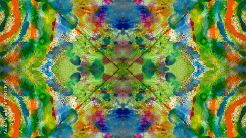 Obraz na plátne Dirty Art Pattern. Lime tone. Colored Color.