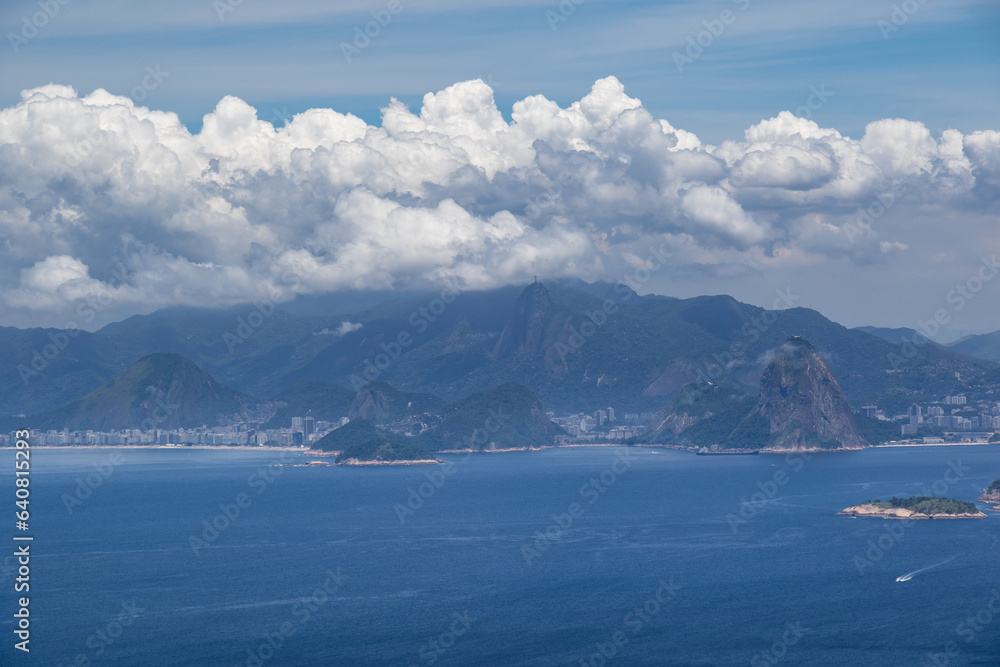 clouds and sea view