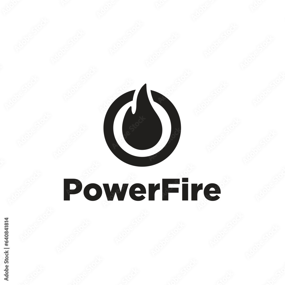 Power fire logo Power fire logo