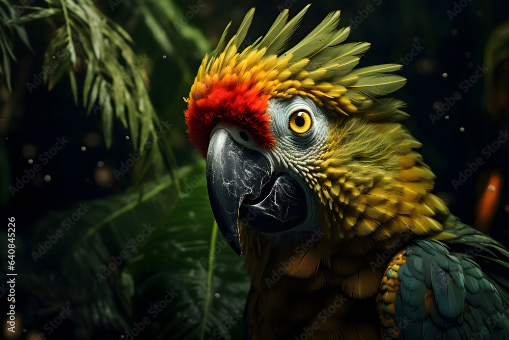 Parrot closeup shoot 