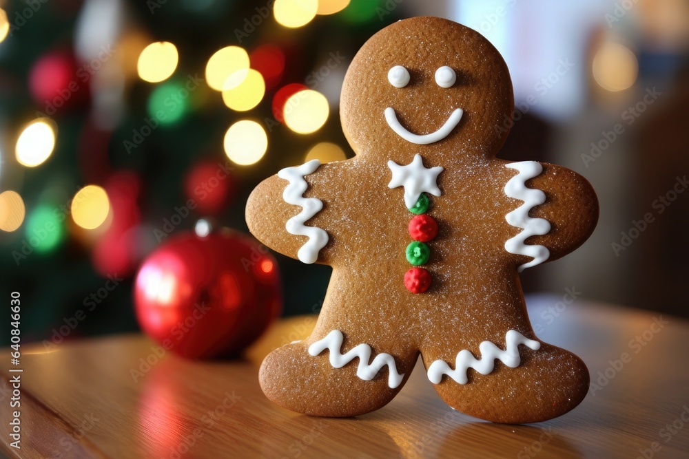 The Gingerbread Man. Christmas and New Year's holiday concept