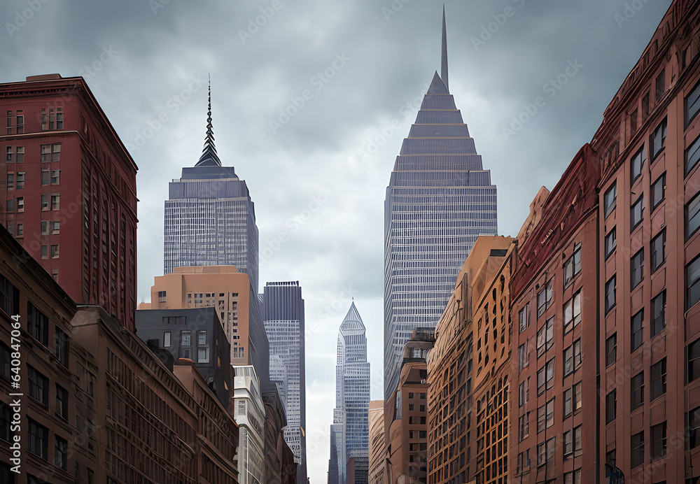 High-rise buildings. Big cities. Generative artificial intelligence. High-rise buildings. Big cities. Generative artificial intelligence.