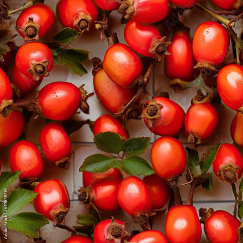Rose Hip as seamless tiles