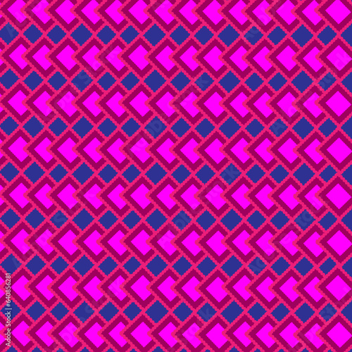 Fondo geométrico con rombos en tonos rosas.