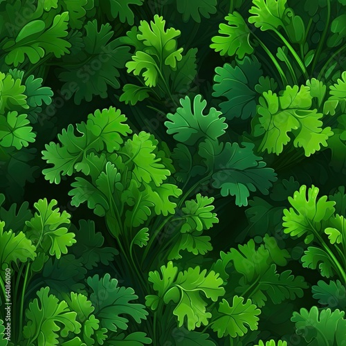 Parsley as seamless tiles