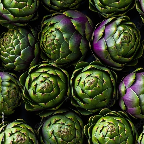 Artichokes as seamless tiles