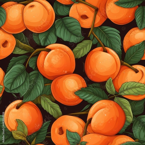 Apricots as seamless tiles