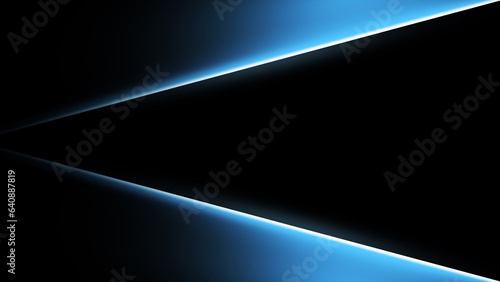 Abstract blue background, angle light streaks background, presentation title slide template