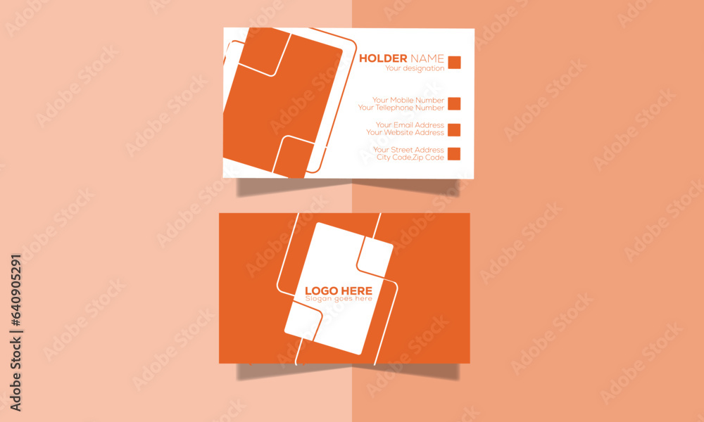 Simple Professional Business card design for personal and company identity. Simple Professional Business card design for personal and company identity.
