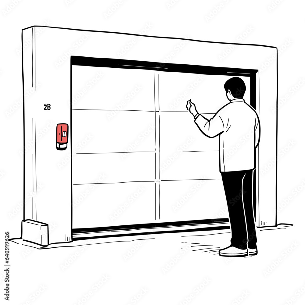 Customer Decides To Upgrade Their Garage Door In Minimalistic Black
