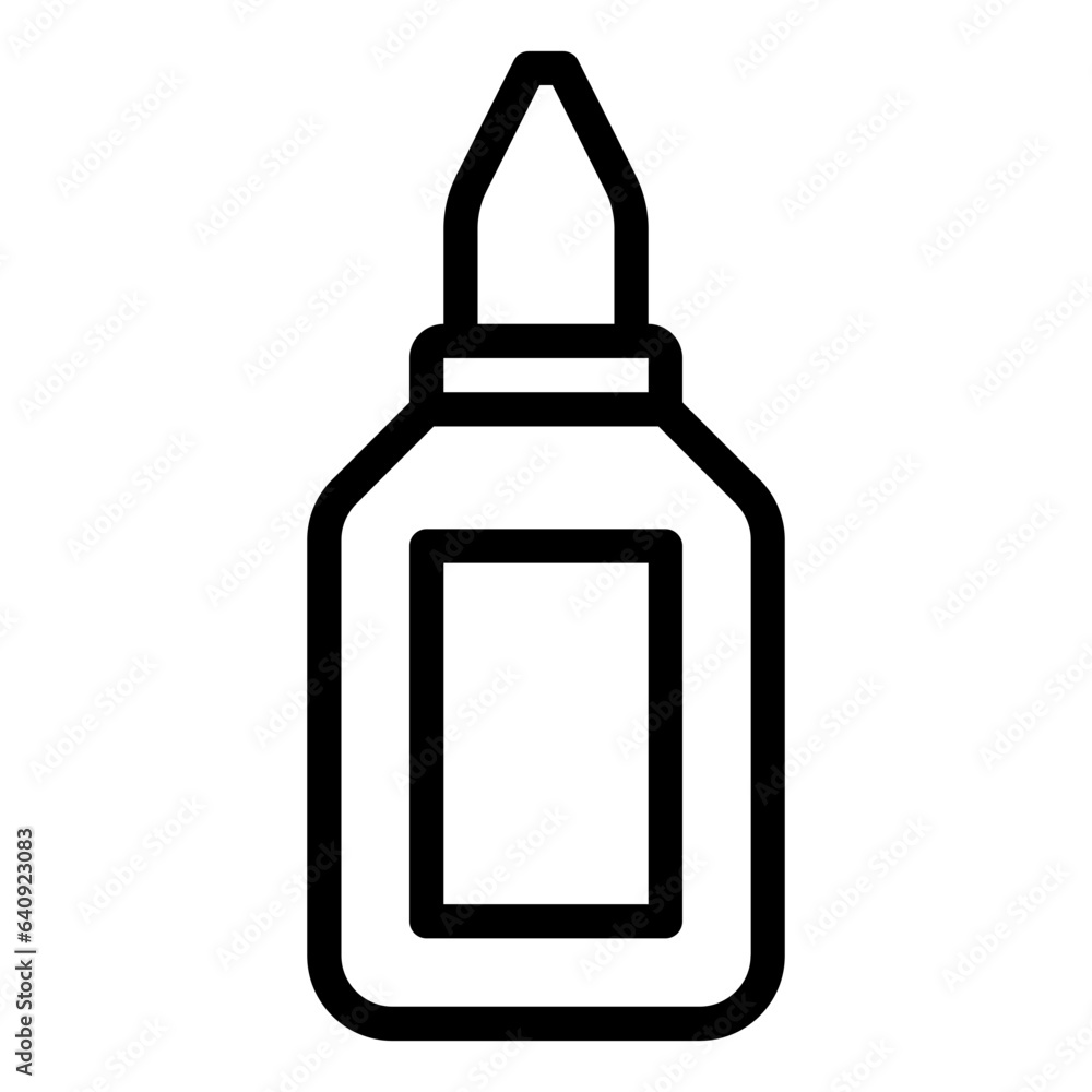 Glue outline icon Glue outline icon