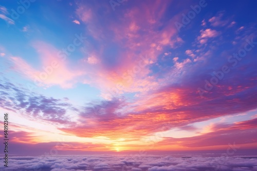 the most beautiful sky you can imagine with vibrant colors - background stock concepts © 4kclips