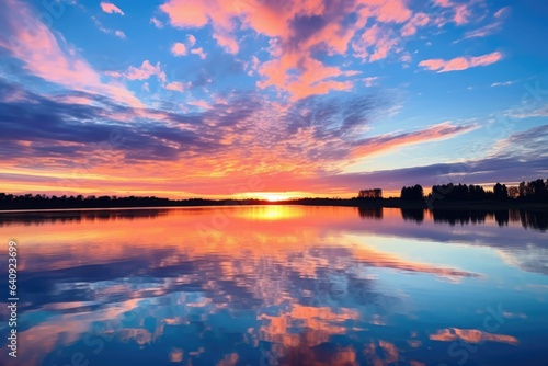 the most beautiful morning sky you can imagine with vibrant colors - background stock concepts