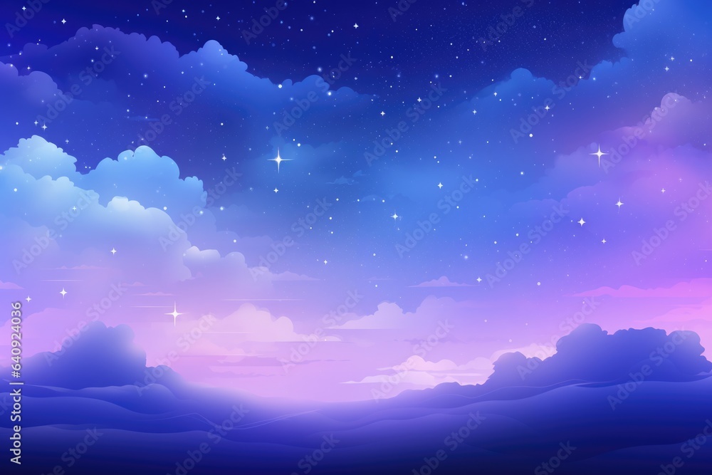 Mystical sky background with vibrant colors - background stock concepts