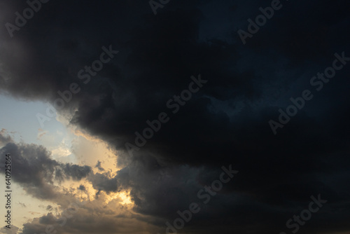 big clouds at sunset before the storm © ric