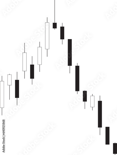 Shooting Star Market Candlestick